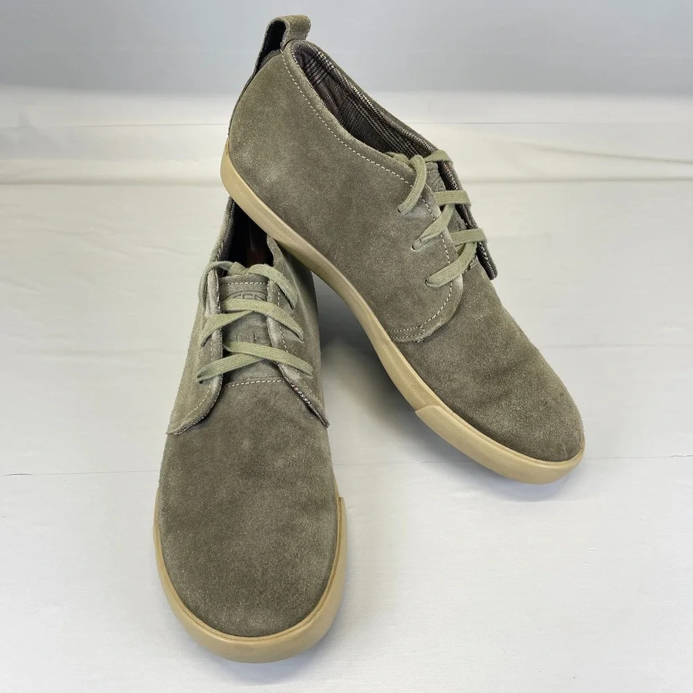 Keen Santa Cruz Shoes Mens Size 13 Olive Green Suede Lace Up Chukka Sneakers